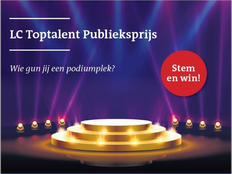 LC Toptalent Publieksprijs, stem op ons!