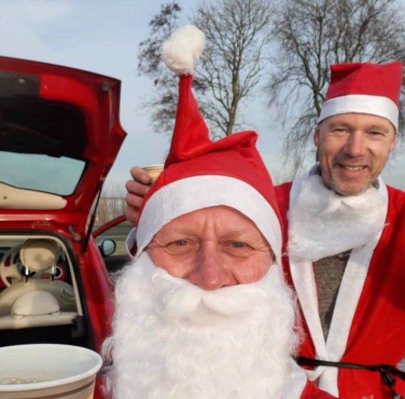 De kerst(man) komt naar je toe deze winter