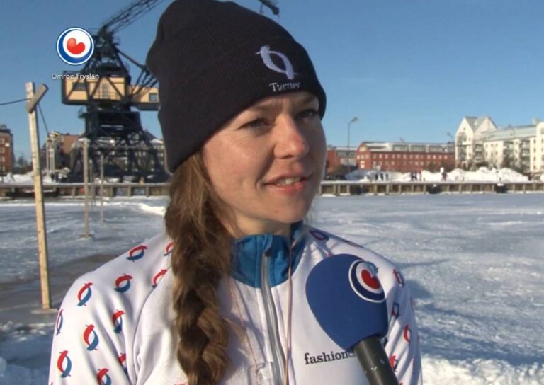 Merel Bosma succesvol op het Zweedse natuurijs in Luleå